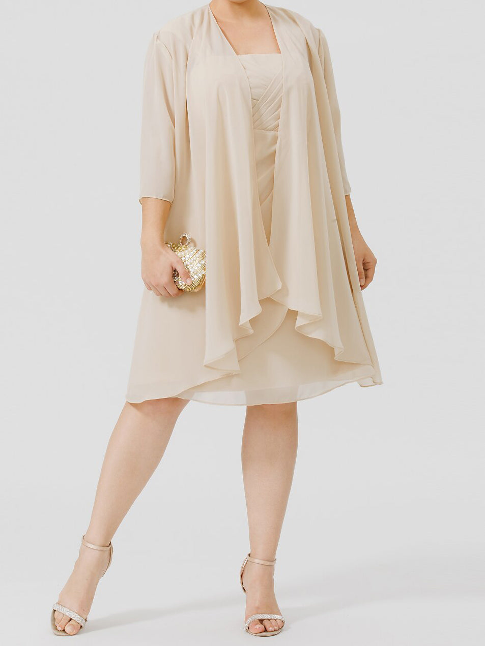 Mother of the Bride Princess A-Line Dress with Jacket