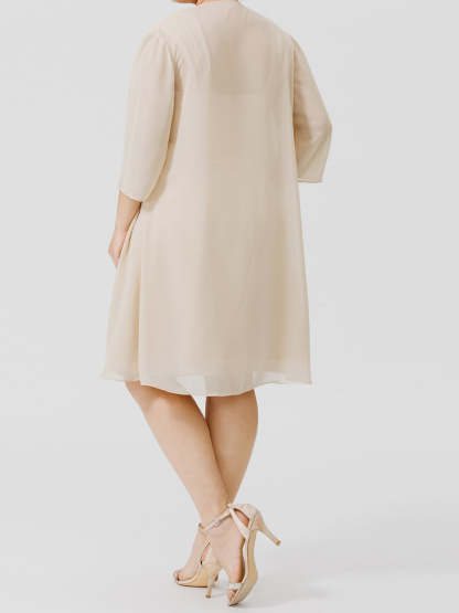 Mother of the Bride Princess A-Line Dress with Jacket