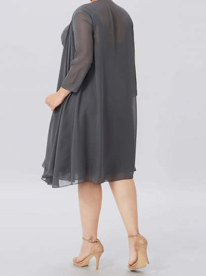 Mother of the Bride Princess A-Line Dresses with Jacket