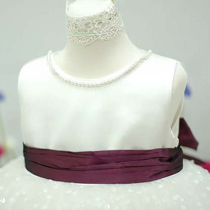 Elegant Ball Gown Scoop Neck Tulle Flower Girl Dresses