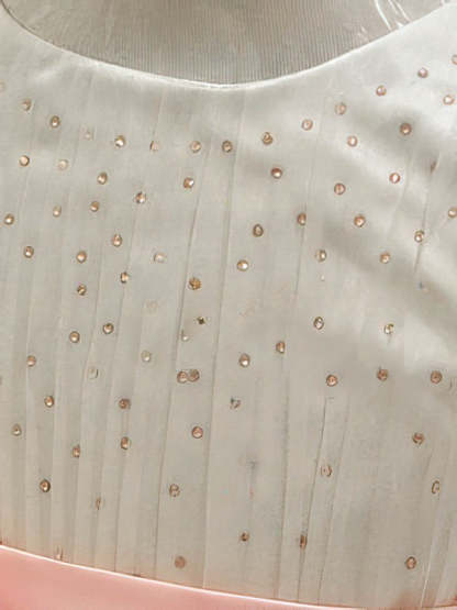 Short/Mini Beading Flower Girl Dresses with Scoop Neck Lace Satin Tulle Ball Gown