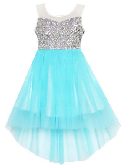 Unusual A-Line Scoop Neck Tulle Bow Asymmetrical Flower Girl Dresses