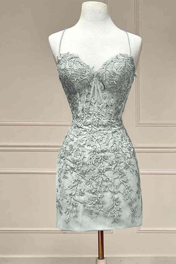 Chic Exquisite Sweetheart Embroidery Short Mini cocktail Dress