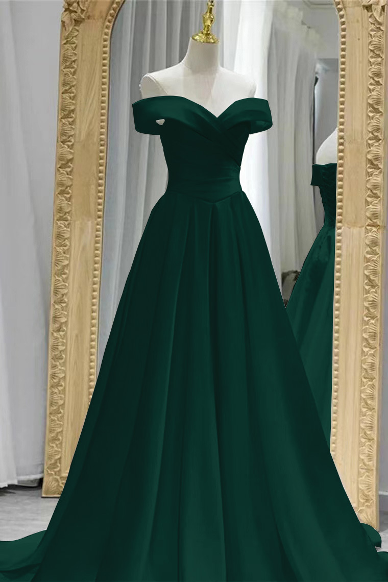 Gorgeous Sweetheart White Off-The-Shoulder Evening Dress A-Line With Lace-Up