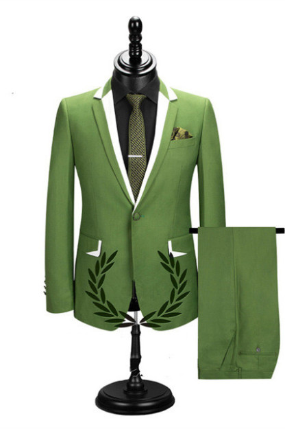Glamorous Best-Fitted Notched Lapel Reception Suit for Groom