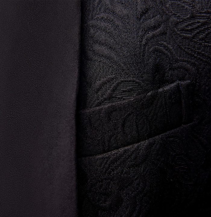 Formal Three-Piece Business Black Men's Suits Jacquard Wedding Suits
