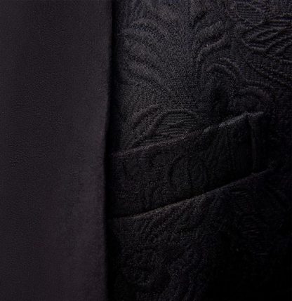 Formal Three-Piece Business Black Men's Suits Jacquard Wedding Suits