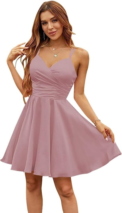 Pink Sweetheart Short Mini cocktail Dress