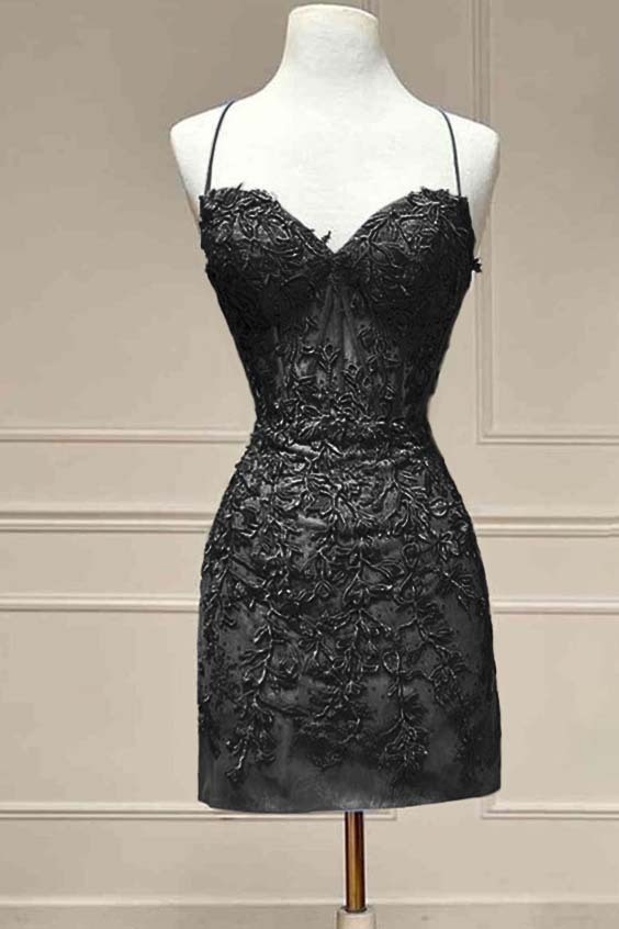 Chic Exquisite Sweetheart Embroidery Short Mini cocktail Dress