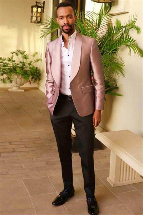 Newest Light Pink Men's Wearhouse Wedding Suits
