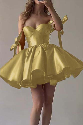 Charming Fuchsia Strapless Sweetheart Short Bud cocktail Dress