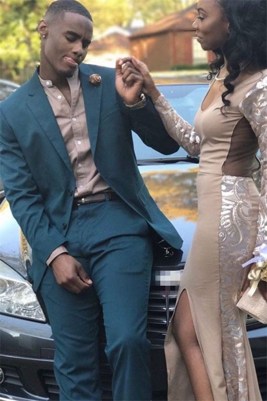 Fashion Green Summer Wedding Suit Ideas