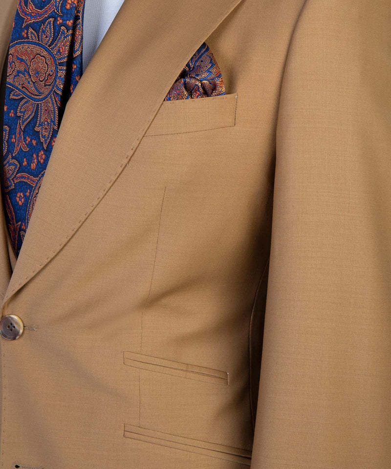 New Arrival Brown Elroy Peaked-Lapel Fashion Business Men's Suits