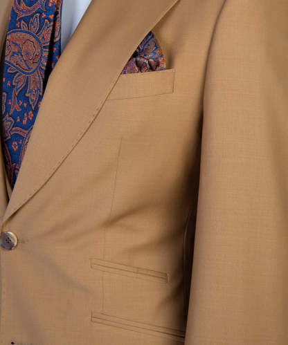 New Arrival Brown Elroy Peaked-Lapel Fashion Business Men's Suits