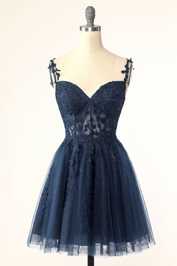 Chic Sweetheart Embroidery Short Mini cocktail Dress