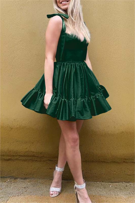 Jade Unique Charming Sweetheart Pleats Bud Short Mini cocktail Dress