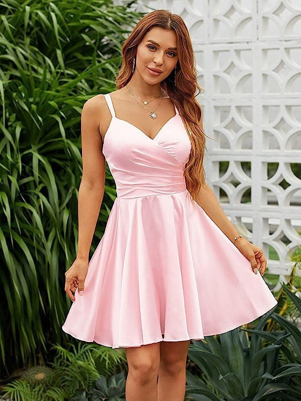 Pink Sweetheart Short Mini cocktail Dress