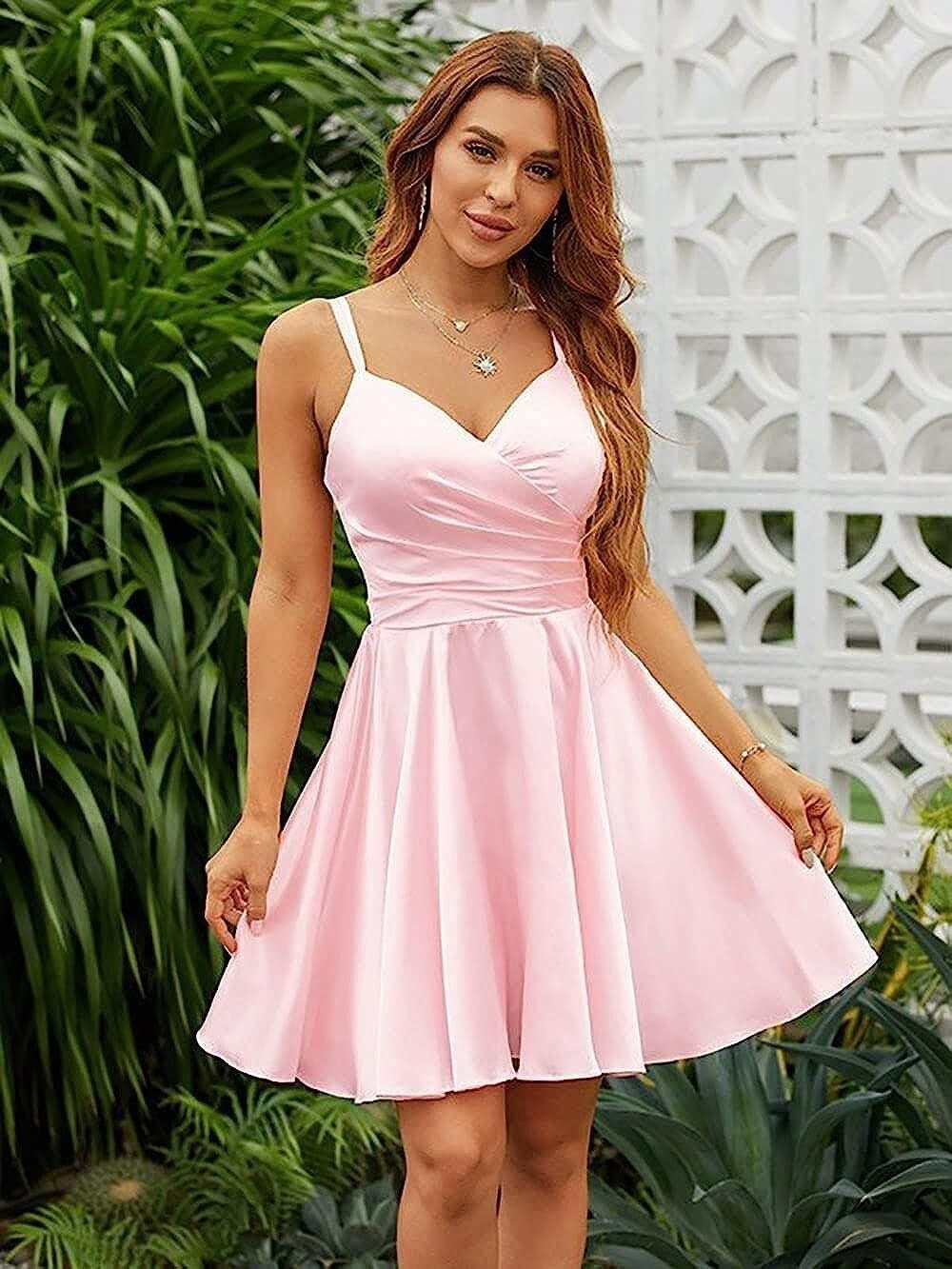 Pink Sweetheart Short Mini cocktail Dress