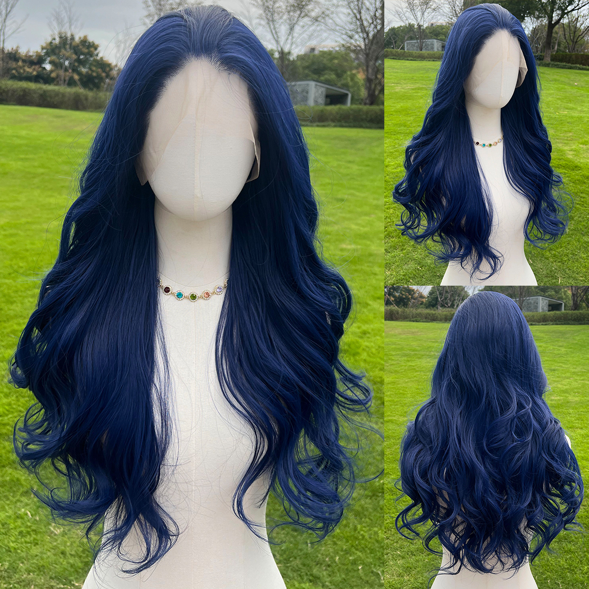 SMILCO/28Inch  13*4 Lace Front Long Curly Synthetic Wig/SM9827/SM9846