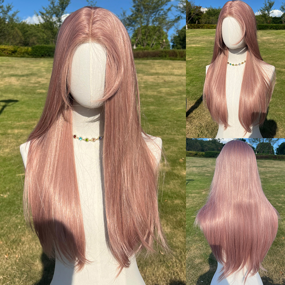 SMILCO/26Inch Hybird Lace Front 1.5*6 Long Wave Synthetic Wig/SM009/SM
