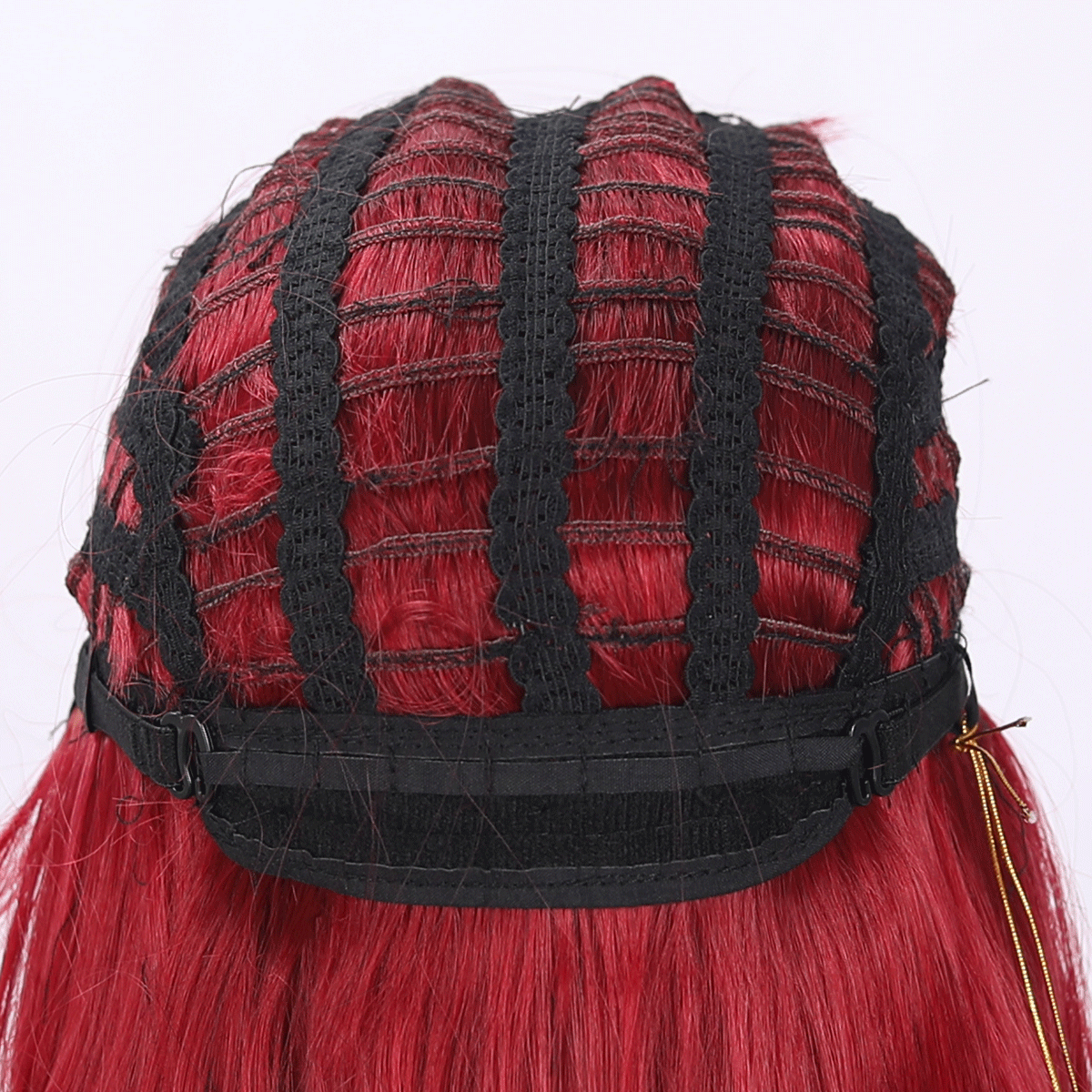 SMILCO/26Inch Ombre Brown Ash Red  Long Curly Wig/SM471