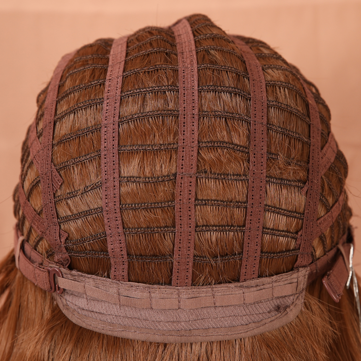 SMILCO/26Inch Copper Hybird Lace Front 1.5*6 Long Wave Synthetic Wig/SM009