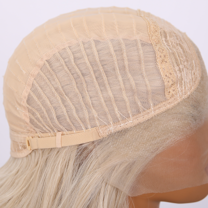 SMILCO/32Inch Blonde  Long Curly Synthetic Wig/SM9216/SM9216B
