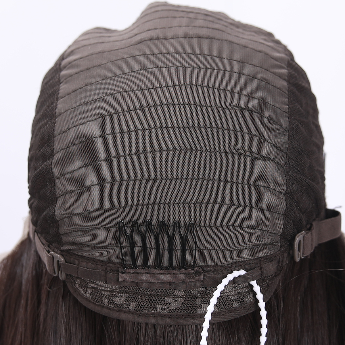 SMILCO/22Inch Luxe Black 13*6 Lace Front Pre Cut Low Density Medium Curly Synthetic Wig/SM9904