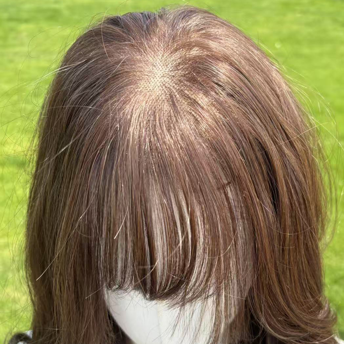 SMILCO/28Inch Deep Brown 13*6 Free Part Lace Front Long Curly Low Density Futura Fiber Pre Cut With Bangs Synthetic Wig/SM9003