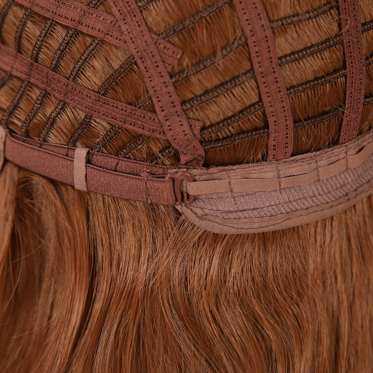 SMILCO/26Inch Copper Hybird Lace Front 1.5*6 Long Wave Synthetic Wig/SM009