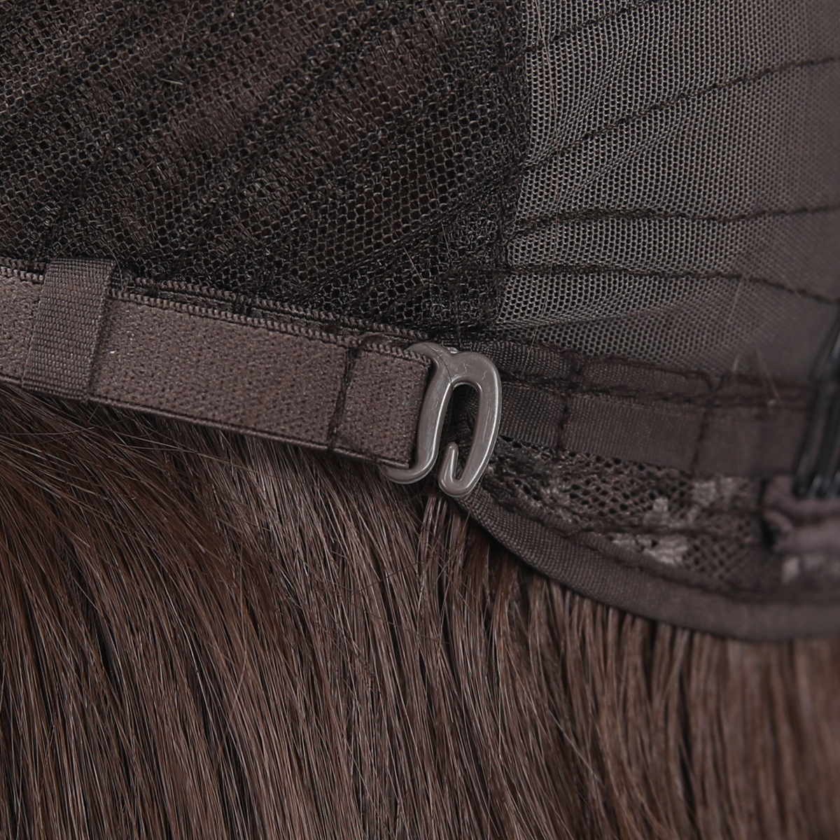 SMILCO/26Inch Brown Luxe 13*6 Lace Front Pre Cut Low Density Long Straight Synthetic Wig/SM9902B-2