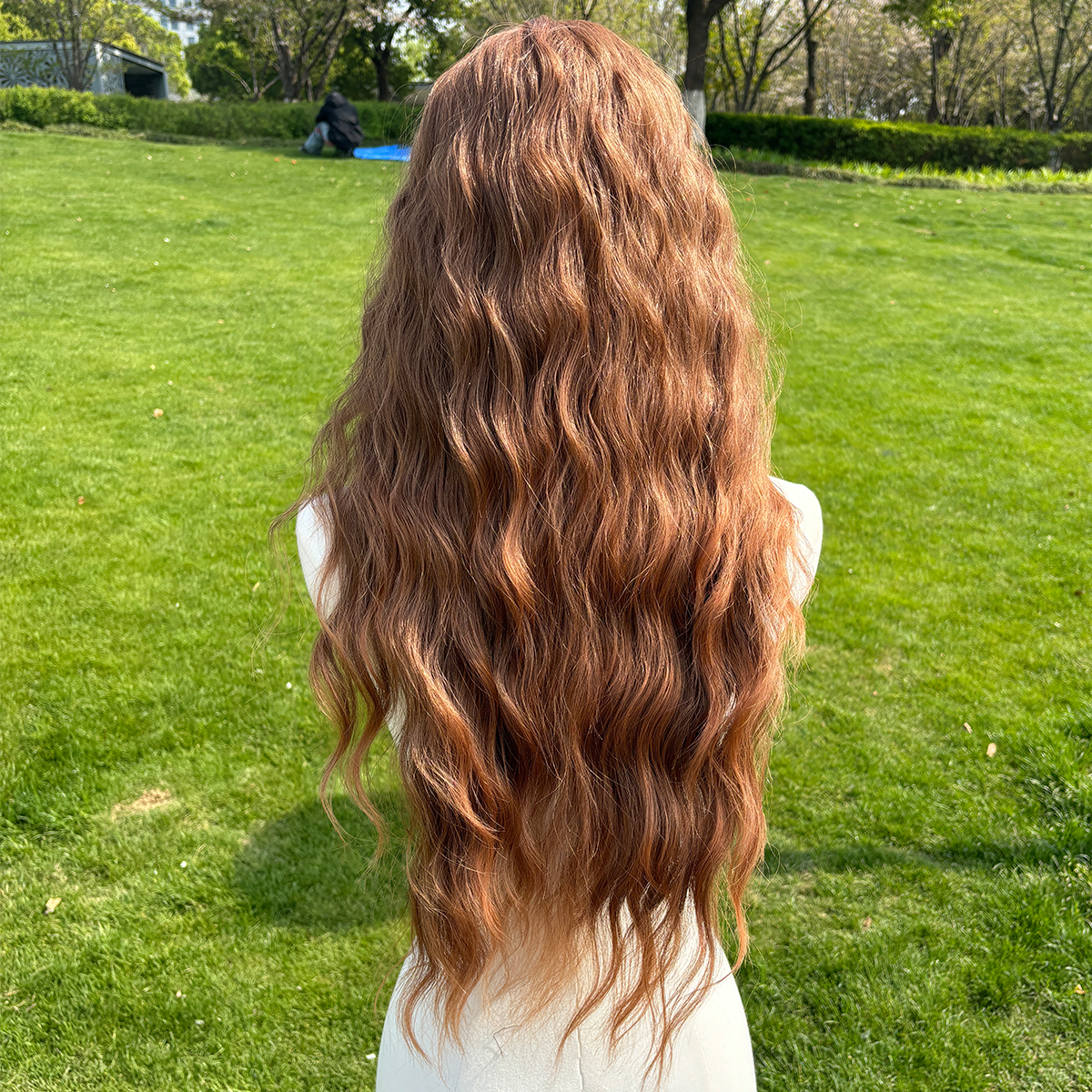 SMILCO/30Inch Luxe 13*6 Lace Front Pre Cut Long Water Wave Synthetic Wig/SM9801-2/SM9801-3