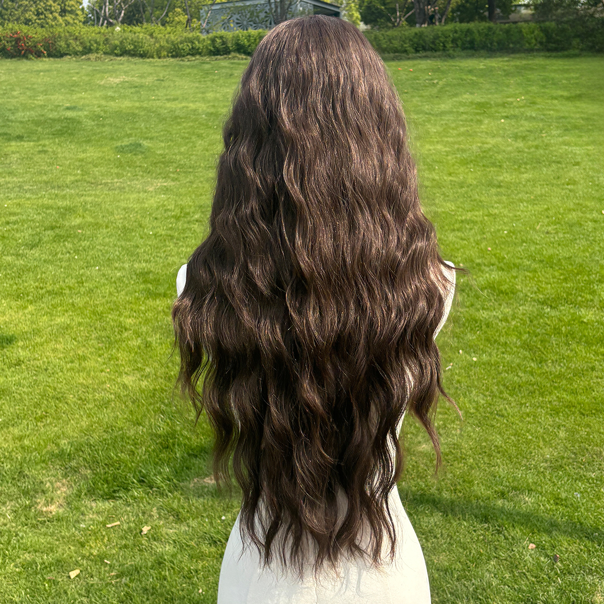 SMILCO/30Inch Luxe 13*6 Lace Front Pre Cut Long Water Wave Synthetic Wig/SM9801-2/SM9801-3