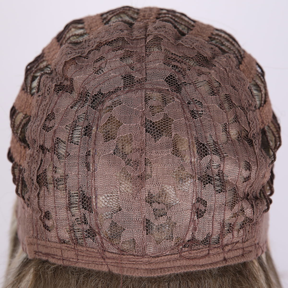 SMILCO/14Inch Highlight Brown With Blonde Short Straight With Bangs Synthetic Wig/SM164