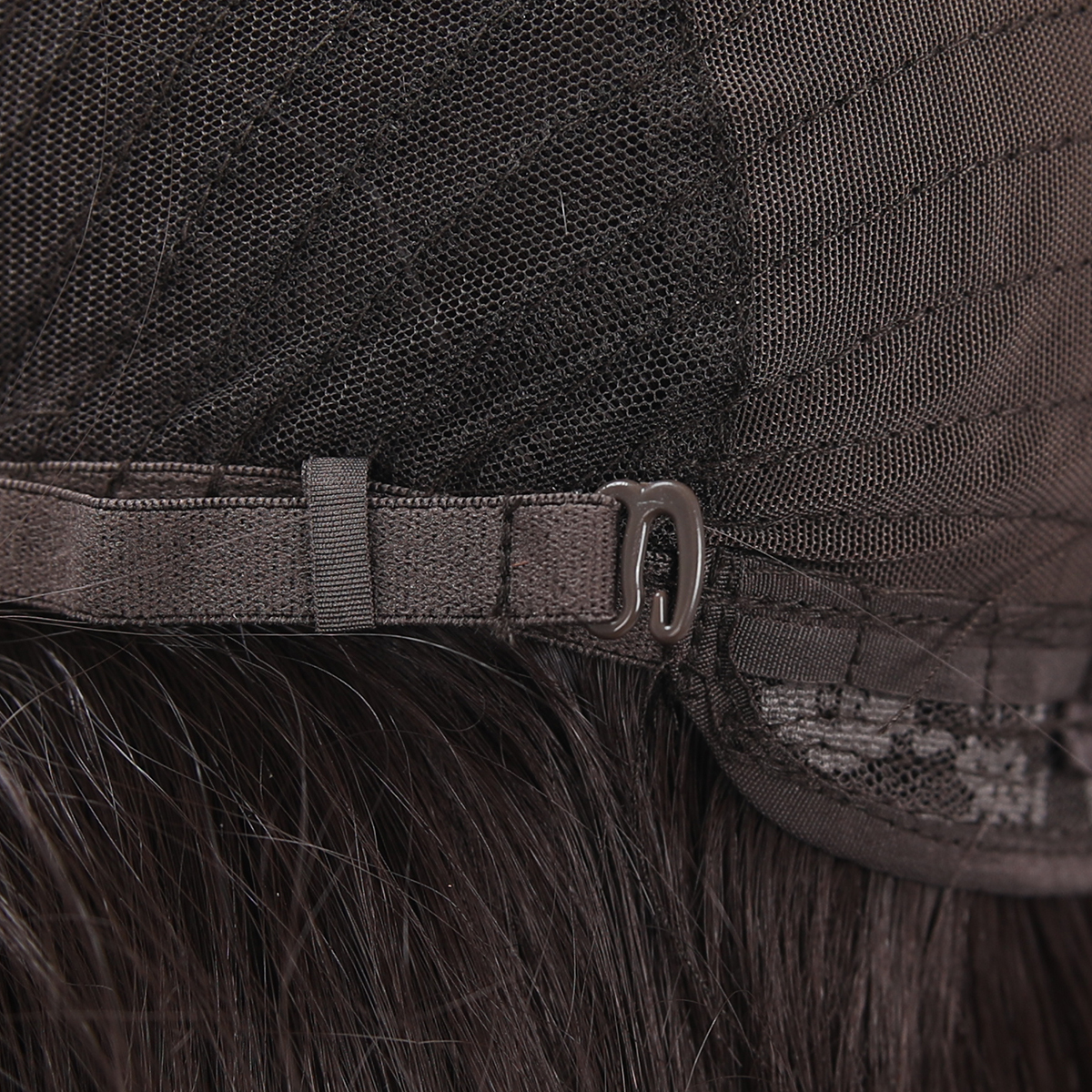 SMILCO/28Inch Luxe Black 13*6 Lace Front Pre Cut Long Straight Synthetic Wig/SM9884M