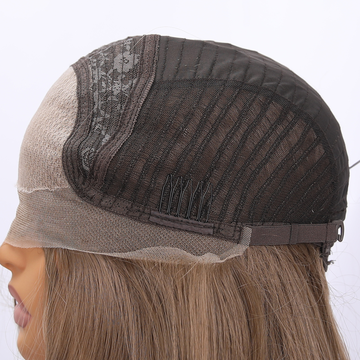 SMILCO/26Inch Luxury Light Blonde Low Density/Pre-Cut/13*6 Lace Front Free Part Futura Layer Cutted Long CurlyWith Bangs/Glueless/Natural Hairline/ Synthetic Lace FrontWig/SM9910