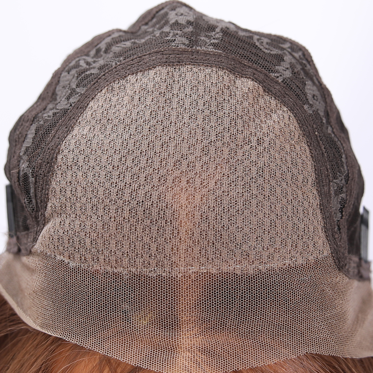 SMILCO/30Inch Light Brown Luxe 13*6 Lace Front Pre Cut Low Density Long Curly Synthetic Wig/SM9909