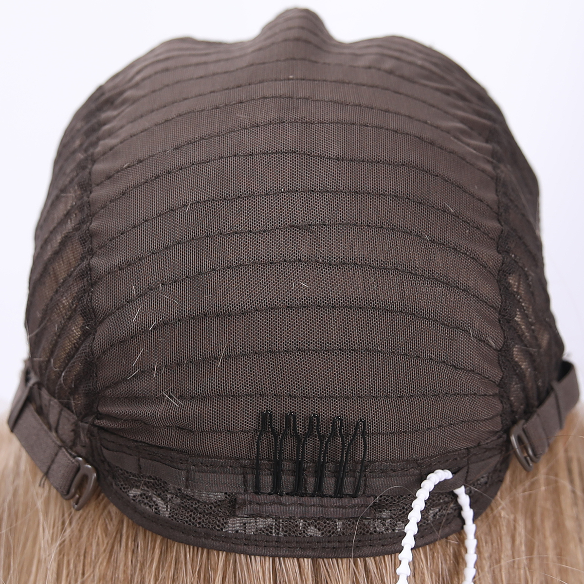 SMILCO/24inch Luxury Blonde Low Density/Pre-Cut/13*6Lace Front Free Part Futura Layer Cutted Long Straight With Bangs/Glueless/Natural Hairline/ Synthetic Lace FrontWig/SM9914