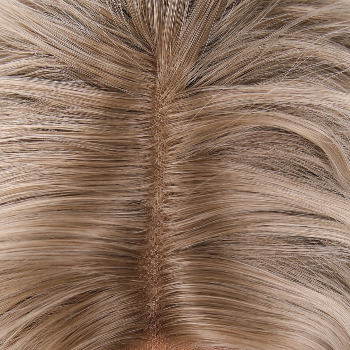 SMILCO/28Inch Ombre Beach Blonde Long Water Wave T-Part Lace Front Synthetic Wig/SM9017