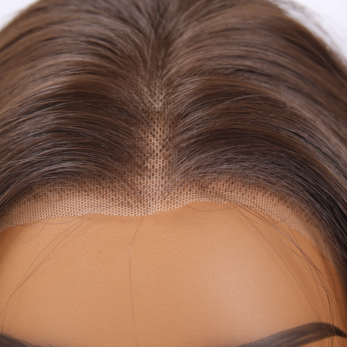SMILCO/26Inch Brown Luxe 13*6 Lace Front Pre Cut Low Density Long Straight Synthetic Wig/SM9902B-2