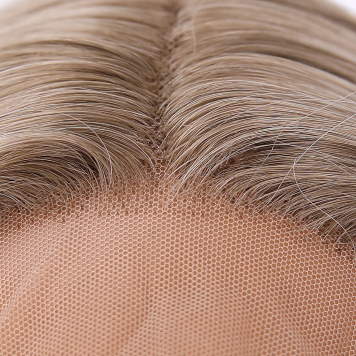 SMILCO/28Inch Ombre Beach Blonde Long Water Wave T-Part Lace Front Synthetic Wig/SM9017