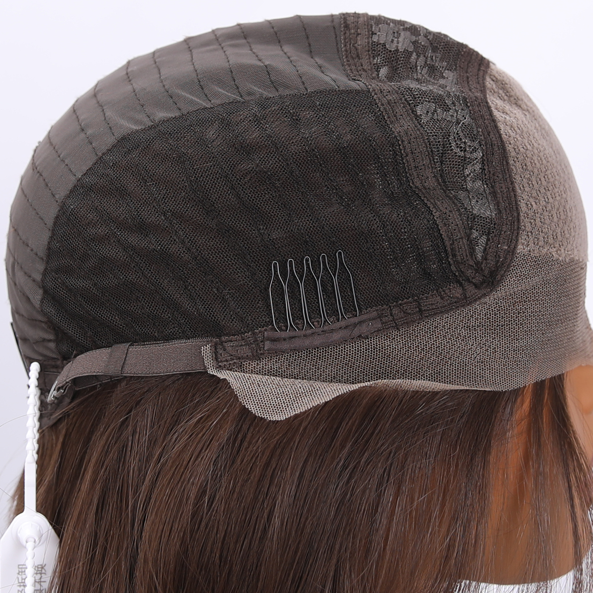 SMILCO/26Inch Brown Luxe 13*6 Lace Front Pre Cut Low Density Long Straight Synthetic Wig/SM9902B-2