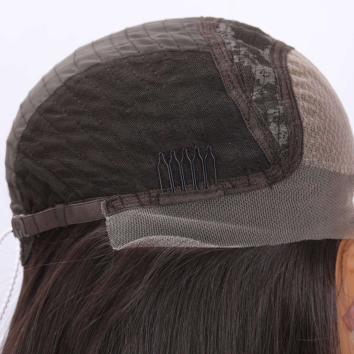 SMILCO/22Inch Luxe Black 13*6 Lace Front Pre Cut Low Density Medium Curly Synthetic Wig/SM9904