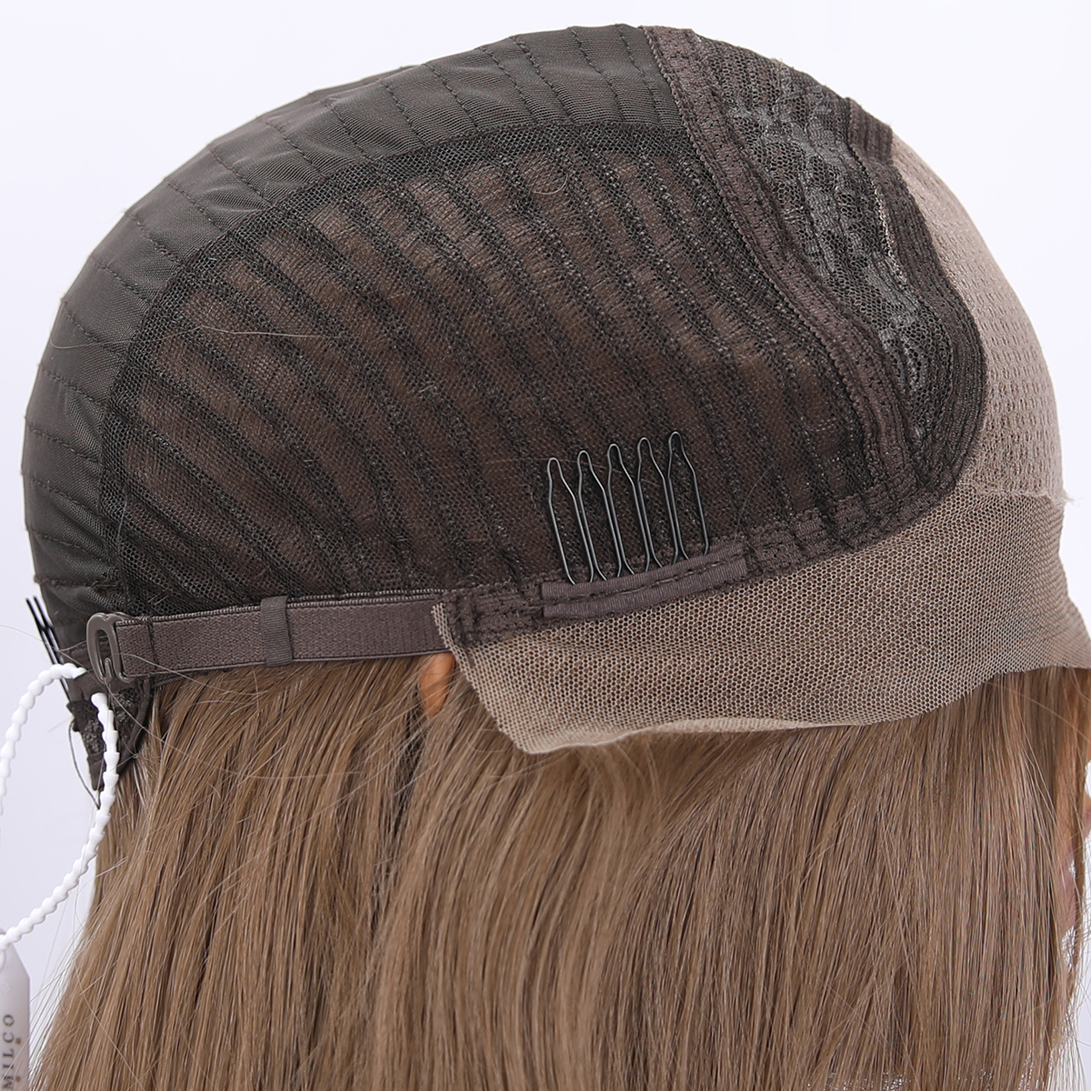 SMILCO/26Inch Luxury Light Blonde Low Density/Pre-Cut/13*6 Lace Front Free Part Futura Layer Cutted Long CurlyWith Bangs/Glueless/Natural Hairline/ Synthetic Lace FrontWig/SM9910