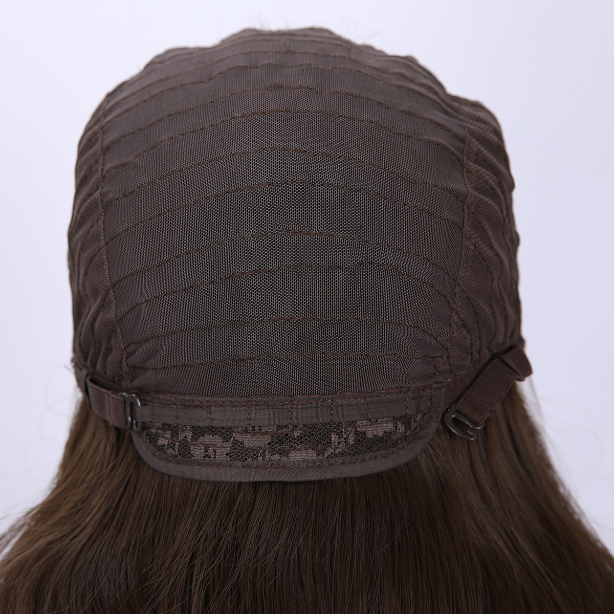 SMILCO/30Inch Deep Brown 13*4 Lace Front Long Curly Synthetic Wig/SM9850