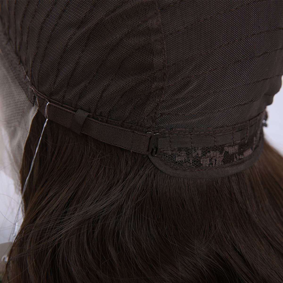 SMILCO/30Inch Deep Brown 13*4 Lace Front Long Curly Synthetic Wig/SM9850