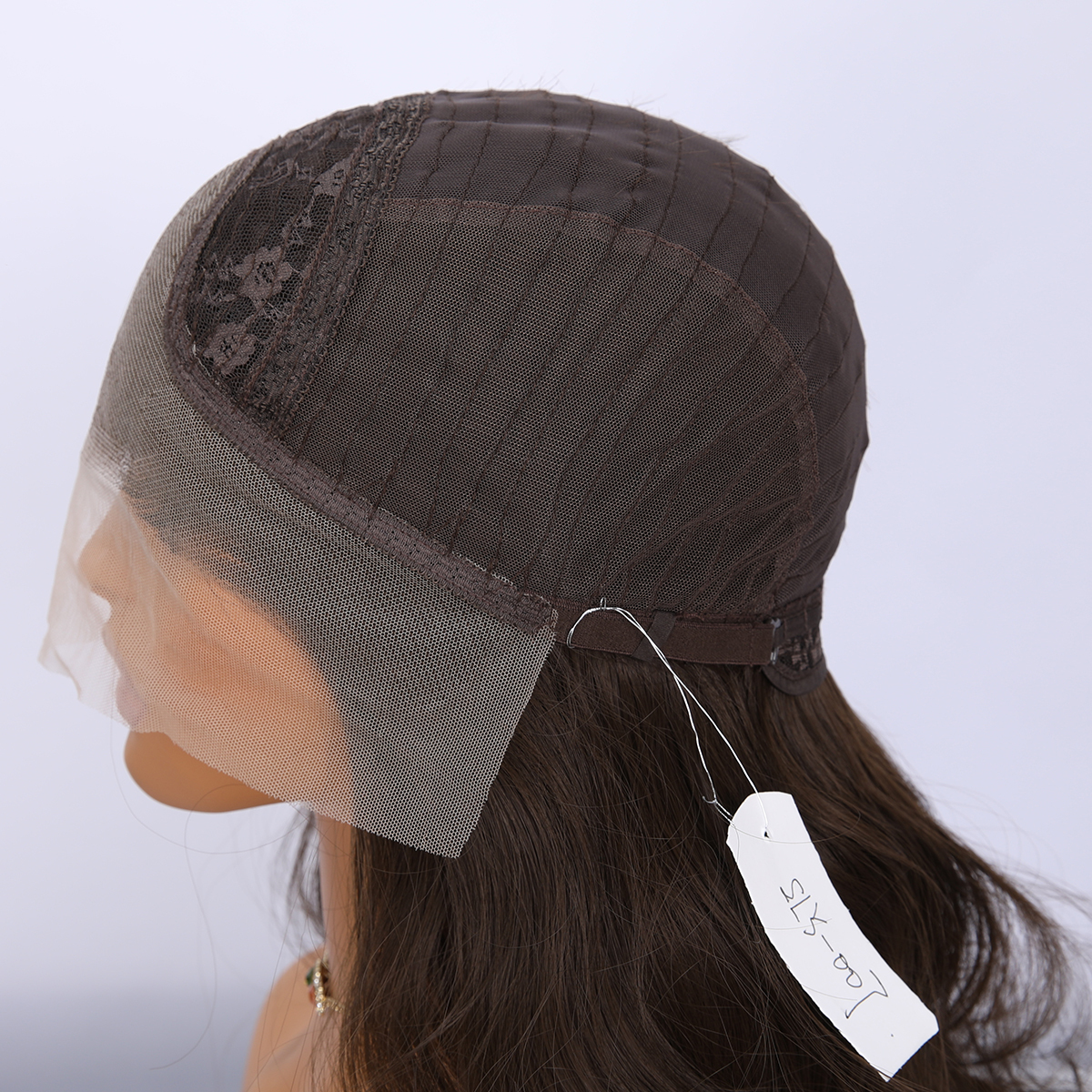 SMILCO/30Inch Deep Brown 13*4 Lace Front Long Curly Synthetic Wig/SM9850