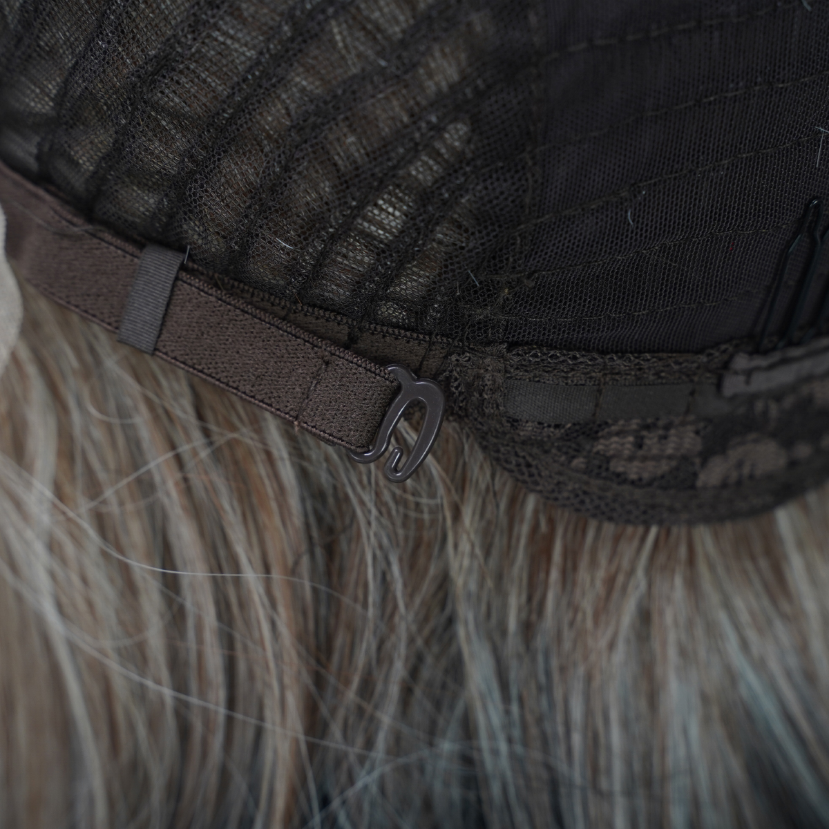 SMILCO/10Inch Highlight&Ombre Brown With Blonde Ash Dark Blue T-Part Lace Front Short Straight Synthetic Wig/SM9137