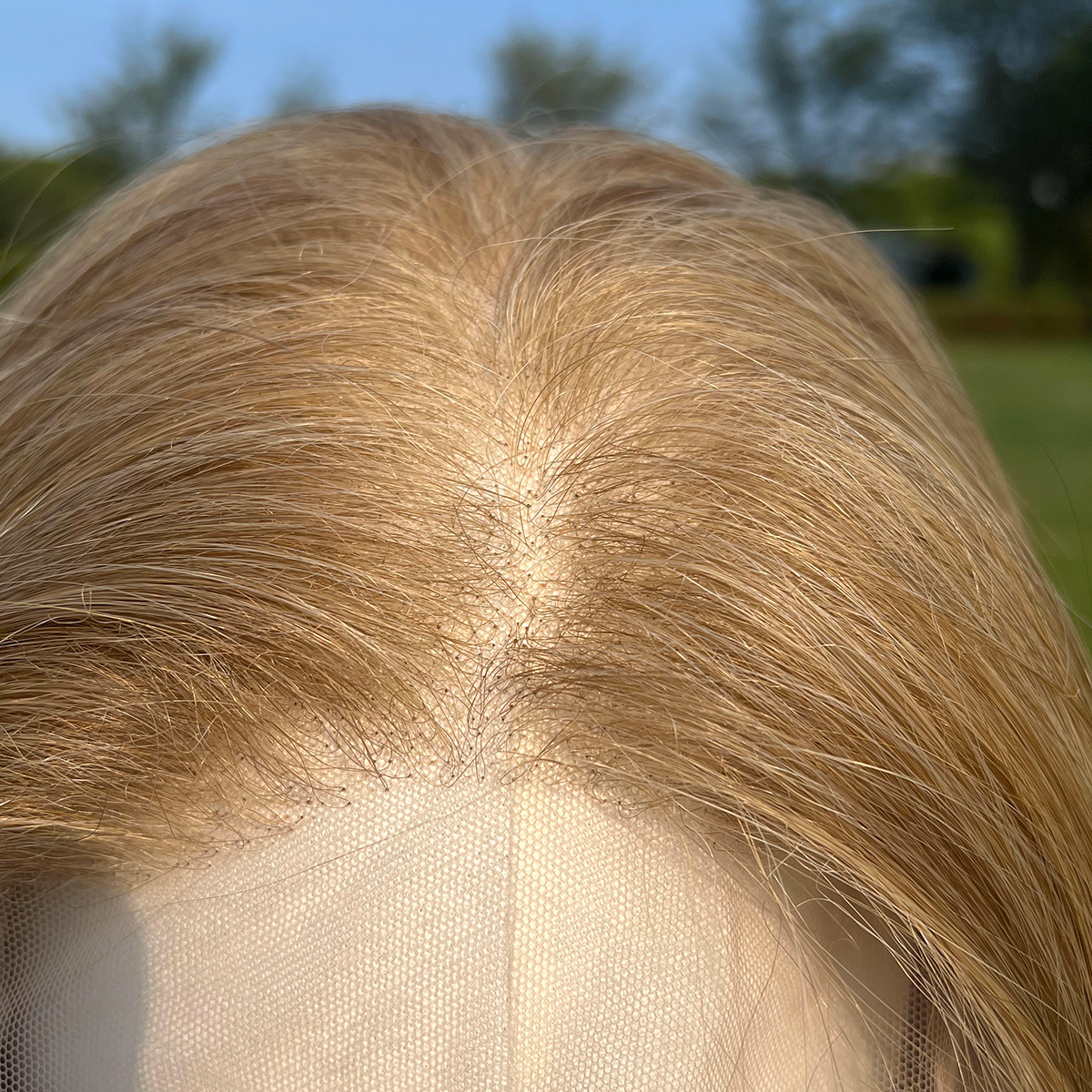 SMILCO/32Inch Blonde Full Lace Long Straight Synthetic Wig/SM9831