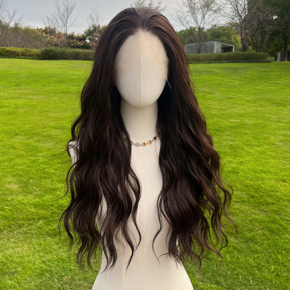 SMILCO/26Inch 13*4 Lace Front Long Water Wave Synthetic Wig/SM9843/SM9845